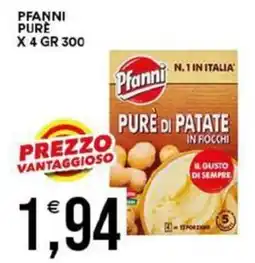 Vantaggio Cash&Carry Pfanni pure offerta