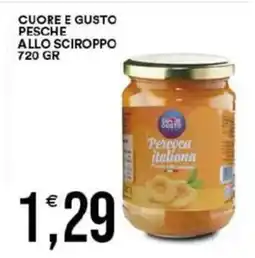 Vantaggio Cash&Carry Cuore e gusto pesche allo sciroppo offerta