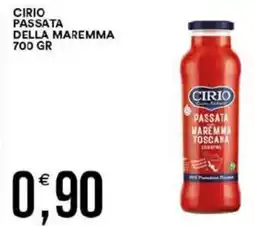 Vantaggio Cash&Carry Cirio passata della maremma offerta
