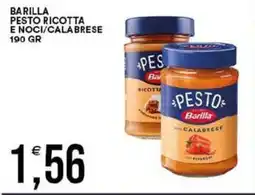 Vantaggio Cash&Carry Barilla pesto ricotta e noci/calabrese offerta