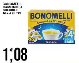 Vantaggio Cash&Carry Bonomelli camomilla solubile 16+ 4 filtri offerta