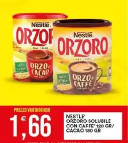 Vantaggio Cash&Carry NESTLE' ORZORO SOLUBILE CON CAFFE'/ CACAO offerta