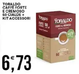 Vantaggio Cash&Carry Toraldo caffe forte e cremoso 50 cialde + kit accessori offerta