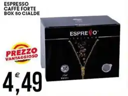 Vantaggio Cash&Carry Espresso caffe forte box 50 cialde offerta