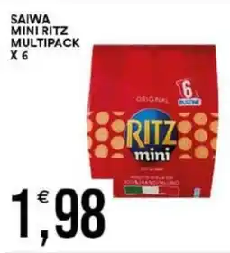 Vantaggio Cash&Carry Saiwa mini ritz multipack x 6 offerta