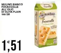 Vantaggio Cash&Carry Mulino bianco focaccelle all'olio di oliva plain offerta