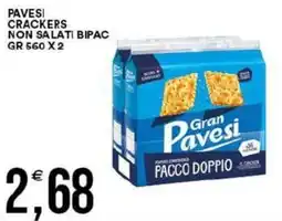 Vantaggio Cash&Carry Pavesi crackers non salati bipac offerta
