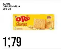 Vantaggio Cash&Carry Saiwa oro famiglia offerta