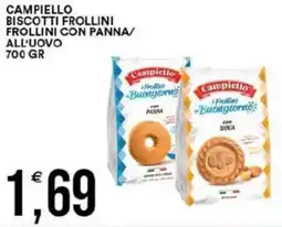 Vantaggio Cash&Carry Campiello biscotti frollini frollini con panna/ all'uovo offerta