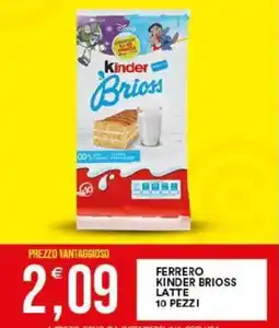 Vantaggio Cash&Carry Ferrero kinder brioss latte 10 pezzi offerta