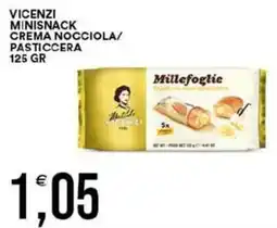 Vantaggio Cash&Carry Vicenzi minisnack crema nocciola/ pasticcera offerta