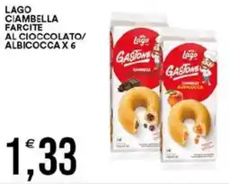 Vantaggio Cash&Carry Lago ciambella farcite al cioccolato/ albicocca x 6 offerta