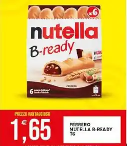 Vantaggio Cash&Carry Ferrero nutella b-ready T6 offerta
