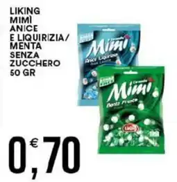 Vantaggio Cash&Carry Liking mimi anice e liquirizia/ menta senza zucchero offerta