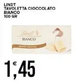 Vantaggio Cash&Carry Lindt tavoletta cioccolato bianco offerta