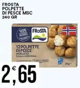 Vantaggio Cash&Carry Frosta polpette di pesce MSC offerta