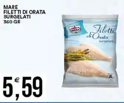 Vantaggio Cash&Carry Mare filetti di orata surgelati offerta