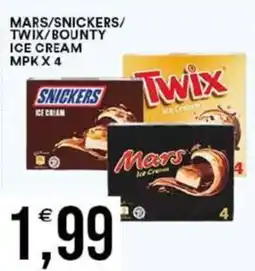 Vantaggio Cash&Carry Mars/snickers/ twix/bounty ice cream MPKX4 offerta