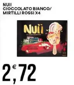Vantaggio Cash&Carry Nuii cioccolato bianco/ mirtilli rossi x4 offerta
