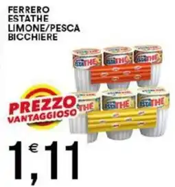 Vantaggio Cash&Carry Ferrero estathe limone/pesca bicchiere offerta