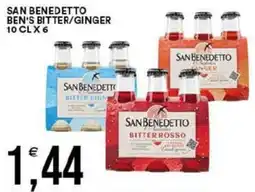 Vantaggio Cash&Carry San benedetto ben's bitter/ginger offerta