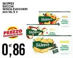 Vantaggio Cash&Carry Skipper succhi senza zuccheri offerta