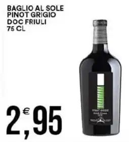 Vantaggio Cash&Carry Baglio al sole pinot grigio doc friuli offerta