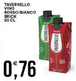 Vantaggio Cash&Carry Tavernello vino rosso/bianco brick offerta