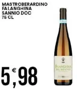 Vantaggio Cash&Carry Mastroberardino falanghina sannio DOC offerta