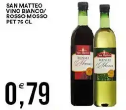 Vantaggio Cash&Carry San matteo vino bianco/ rosso mosso pet offerta