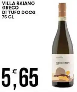 Vantaggio Cash&Carry Villa raiano greco di tufo DOCG offerta