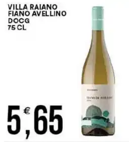 Vantaggio Cash&Carry Villa raiano fiano avellino DOCG offerta