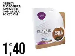 Vantaggio Cash&Carry Clendy microfibra pavimenti con asola 50 x 70 cm offerta