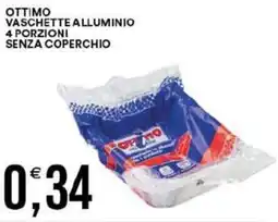 Vantaggio Cash&Carry Ottimo vaschette alluminio 4 porzioni senza coperchio offerta
