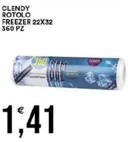 Vantaggio Cash&Carry Clendy rotolo freezer 22x32 360 pz offerta