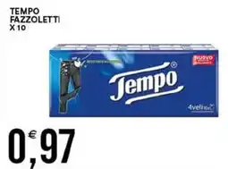Vantaggio Cash&Carry Tempo fazzoletti x10 offerta