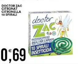 Vantaggio Cash&Carry Doctor zac citronat citronella 10 spirali offerta