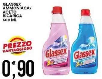 Vantaggio Cash&Carry Glassex ammoniaca/ aceto ricarica offerta
