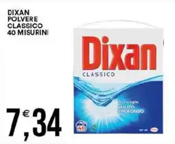 Vantaggio Cash&Carry Dixan polvere classico 40 misurini offerta