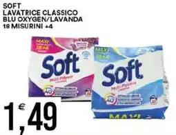 Vantaggio Cash&Carry Soft lavatrice classico blu oxygen/lavanda 18 misurini +4 offerta
