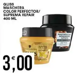Vantaggio Cash&Carry Gliss maschera color perfector/ suprema repair offerta