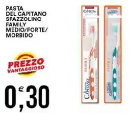 Vantaggio Cash&Carry Pasta del capitano spazzolino family medio/forte/ morbido offerta