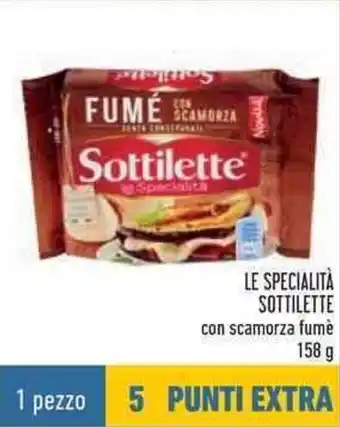 Conad Sottilette Le Specialità 158g offerta