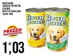 Vantaggio Cash&Carry Monge gran bonta cane bocconcini offerta