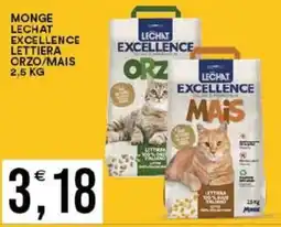 Vantaggio Cash&Carry Monge lechat excellence lettiera orzo/mais offerta