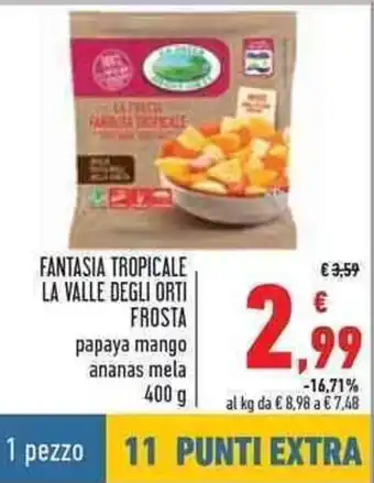 Conad Frosta Fantasia Tropicale La Valle Degli Orti 400g offerta