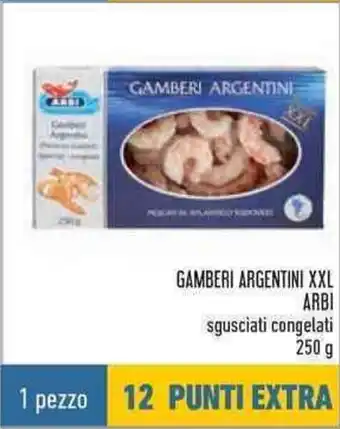 Conad Arbi Gamberi Argentini XXL 250g offerta
