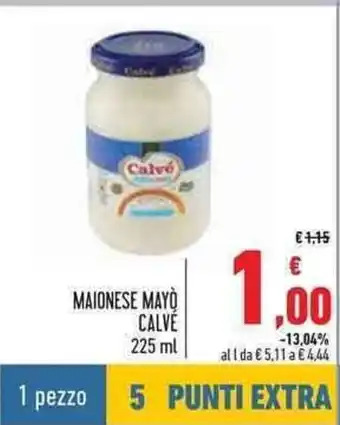 Conad Calvé Maionese Mayó 225ml offerta