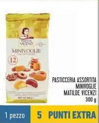 Conad Matilde Vicenzi Pasticceria Assortita Minivoglie 300g offerta