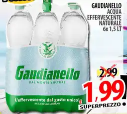 Il Genio Supermercato Gaudianello acqua effervescente naturale offerta